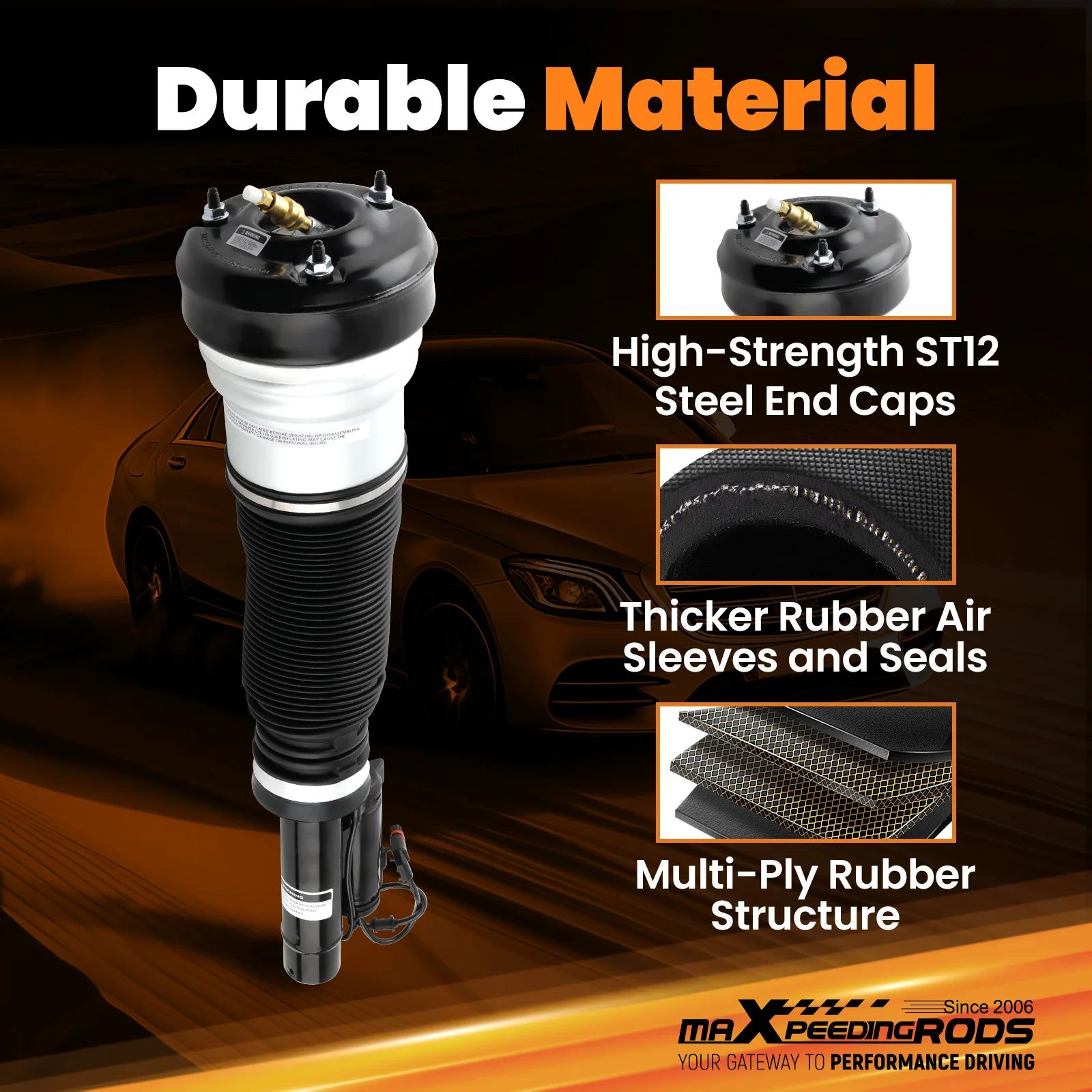 Pair Front Air Suspension Shock Struts Fit Mercedes S-Class S430 500 600 S65AMG
Pair Front Air Suspension Shock Struts Fit Mercedes S-Class S430 500 600 S65AMG