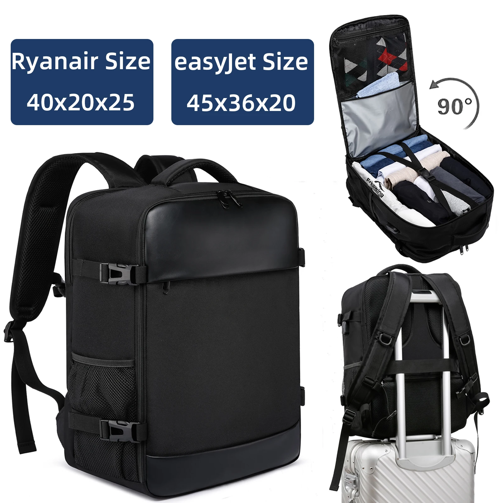 ryanair 40x20x25 and easyjet 45x36x20 Cabin Bag Travel Backpack unisex Laptop Backpack outdoor travel backpack Student.School
ryanair 40x20x25 and easyjet 45x36x20 Cabin Bag Travel Backpack unisex Laptop Backpack outdoor travel backpack Student.School