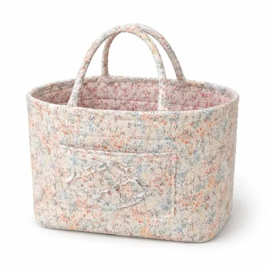 Car Storage Basket, Quilted Fabric Storage Baskets with Handles, Quilted Laundry Basket Boho Floral Print Organizer Bin, Foldab
Car Storage Basket, Quilted Fabric Storage Baskets with Handles, Quilted Laundry Basket Boho Floral Print Organizer Bin, Foldab