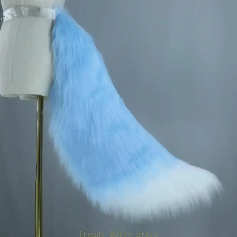 N5KB Faux Fur for Cat Tail Flexible Animal Tail for Cat Dog Wolf Tail Japan Anime Halloween Cosplay Party Costume for Adu
N5KB Faux Fur for Cat Tail Flexible Animal Tail for Cat Dog Wolf Tail Japan Anime Halloween Cosplay Party Costume for Adu
