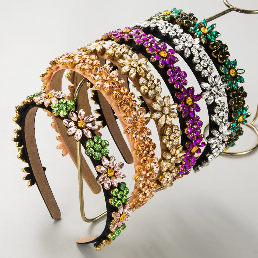 Modern Crystal Sunflower Headband Geometric Colored Rhinestone Tiara Trendy Luxury Nightout Pageant Hair Accessories
Modern Crystal Sunflower Headband Geometric Colored Rhinestone Tiara Trendy Luxury Nightout Pageant Hair Accessories