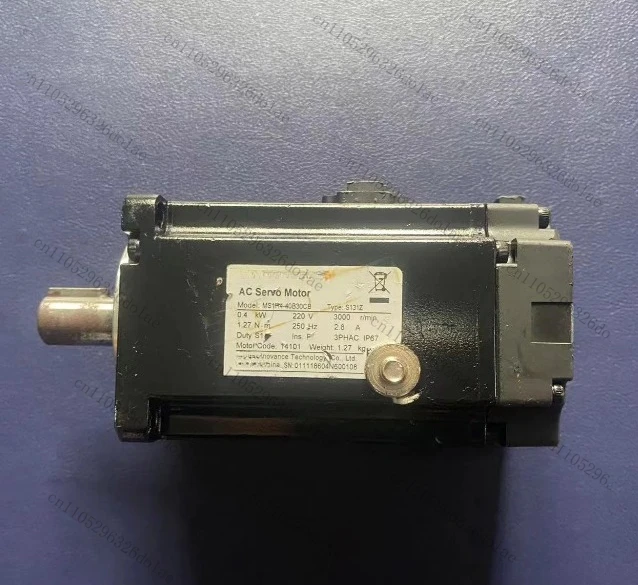 MS1H4-40B30CB S131Z Серводвигатель 0,4 кВт Тест ОК
MS1H4-40B30CB S131Z Серводвигатель 0,4 кВт Тест ОК