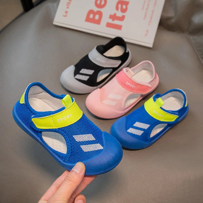 Kid Casual Sandals Fashion Breathable Summer Non-slip Children Flat Shoes Children Shoes Sports Mesh Non Slip Soft Sole Boys
Kid Casual Sandals Fashion Breathable Summer Non-slip Children Flat Shoes Children Shoes Sports Mesh Non Slip Soft Sole Boys
