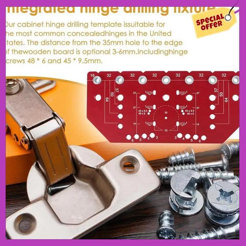 HFIL-Shelf Pin Jig And Hinge Jig Two-In-One Self-Contained Clamping Aluminum Alloy Shelf Pin Drilling Jig For Furniture
HFIL-Shelf Pin Jig And Hinge Jig Two-In-One Self-Contained Clamping Aluminum Alloy Shelf Pin Drilling Jig For Furniture