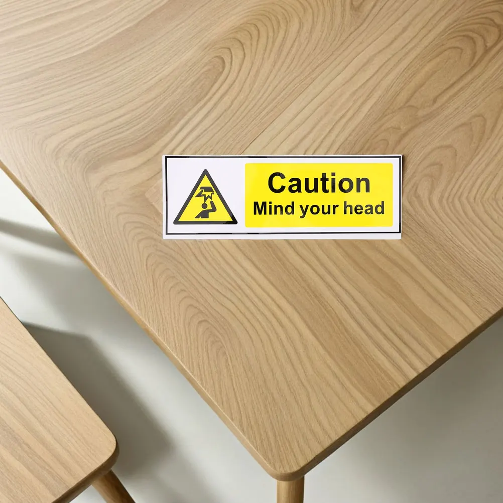 2Pcs Safety Watch Your Head Warning Decal for Office Business Sticker Signs For Visibility Traffic Signs
2Pcs Safety Watch Your Head Warning Decal for Office Business Sticker Signs For Visibility Traffic Signs