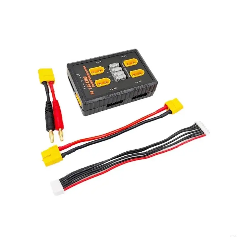 1-6S XT60 Plug Parallel Charging Board Support 20A Input 4 Channel Output for Remote Drones Battery Management
1-6S XT60 Plug Parallel Charging Board Support 20A Input 4 Channel Output for Remote Drones Battery Management