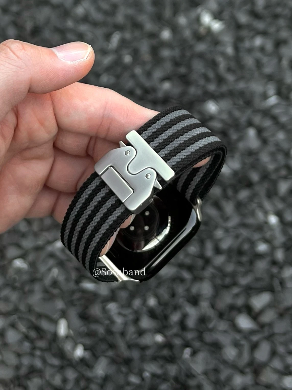SosaBand Парашютная пряжка в полоску из нейлона для ремешка Apple Watch iS10Apple9Watch2ultra
SosaBand Парашютная пряжка в полоску из нейлона для ремешка Apple Watch iS10Apple9Watch2ultra