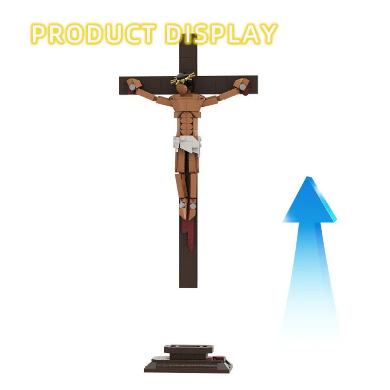Assembled Block Toy Proportional Nailed Cross Design Handmade Craft Decor Unique Ornament Ideal Gift for Decoration Enthusiasts
Assembled Block Toy Proportional Nailed Cross Design Handmade Craft Decor Unique Ornament Ideal Gift for Decoration Enthusiasts