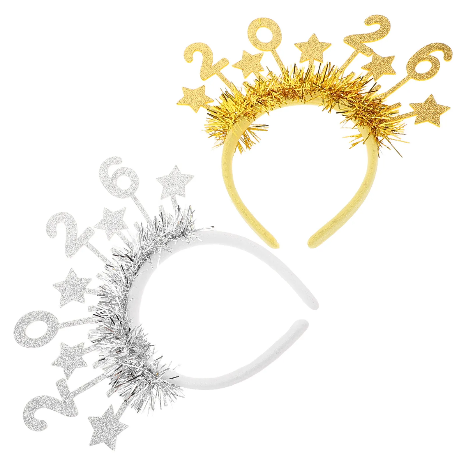 2Pcs New Year Headband Sparkly Star Party Hairband for 2026 New Years Eve Festive Celebration Accessories 2026 Headband
2Pcs New Year Headband Sparkly Star Party Hairband for 2026 New Years Eve Festive Celebration Accessories 2026 Headband