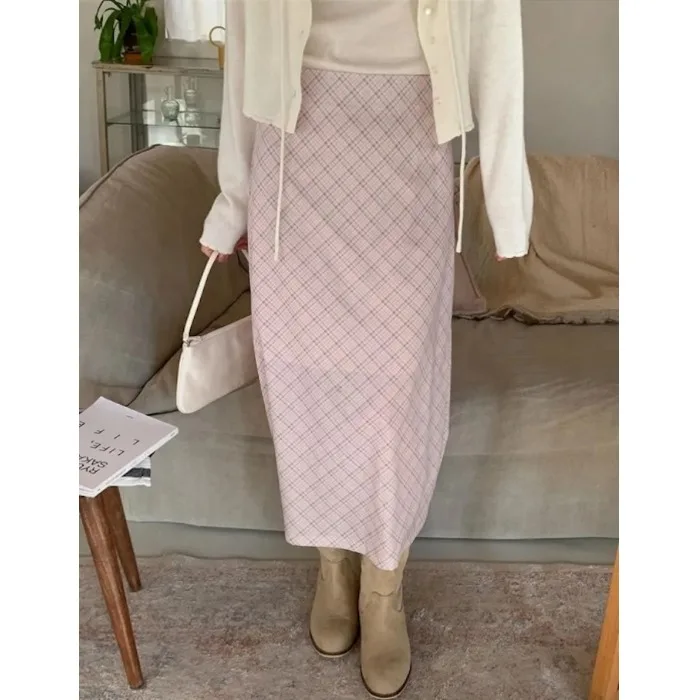Юбка-миди в клетку с высокой талией и эластичной резинкой на талии, ранняя осень, новая юбка трапециевидной формы в стиле ретро, повседневная юбка из полиэфирного волокна
Юбка-миди в клетку с высокой талией и эластичной резинкой на талии, ранняя осень, новая юбка трапециевидной формы в стиле ретро, повседневная юбка из полиэфирного волокна