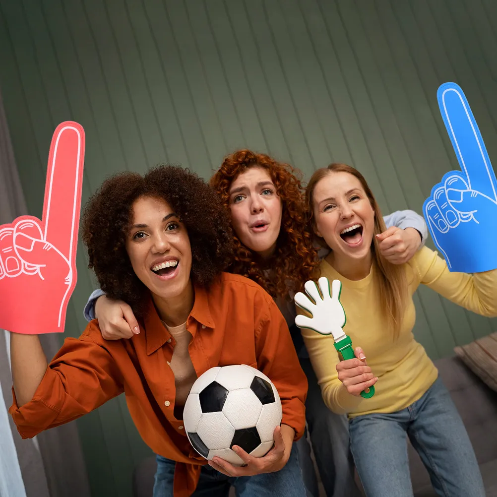 6Pcs Foam Fingers Smooth Soft Sturdy Fan Finger Prop for Sports Games Cheerleading Supplies Party Event Noise Makers Team
6Pcs Foam Fingers Smooth Soft Sturdy Fan Finger Prop for Sports Games Cheerleading Supplies Party Event Noise Makers Team