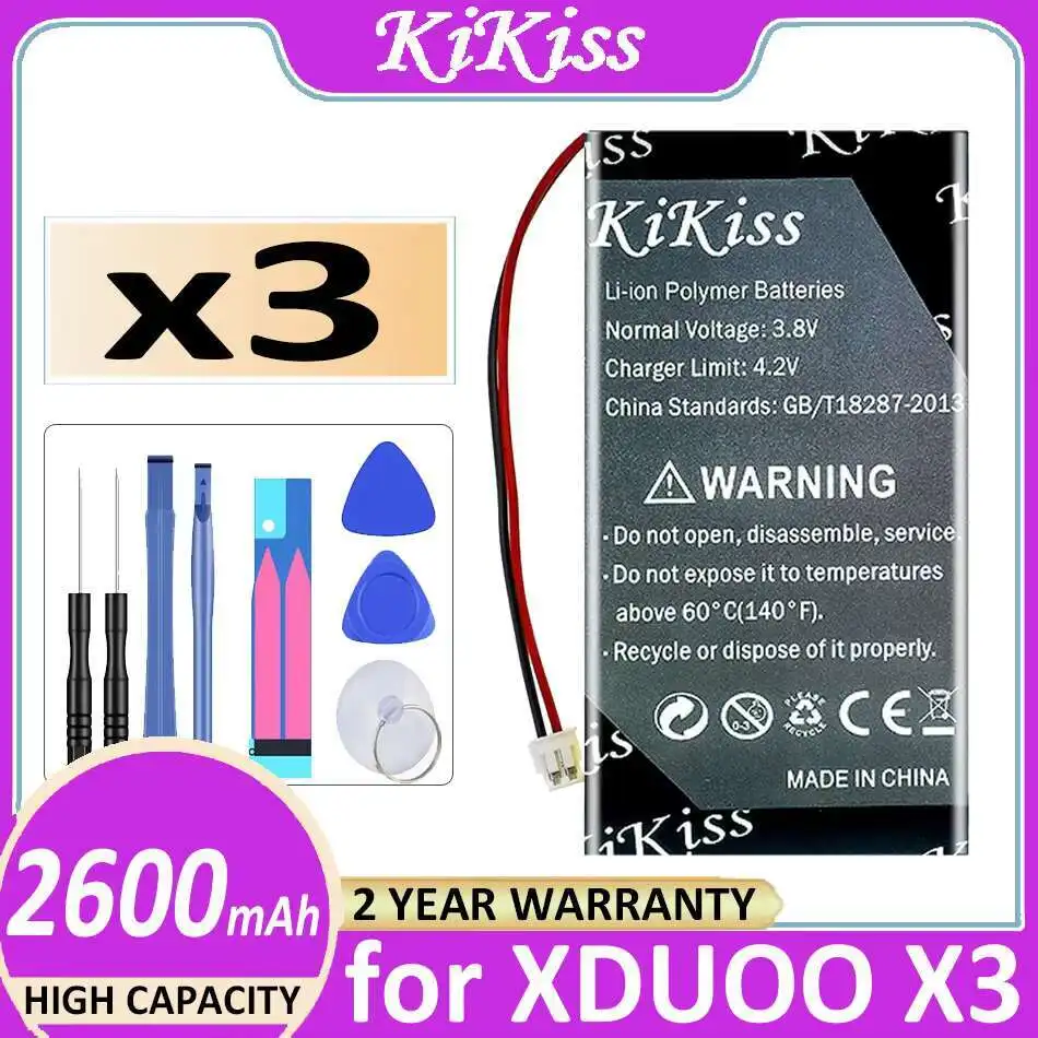 Батарея музыкального плеера, долговечная, высокой емкости для Xduoo X3 1St 2600 мАч
Батарея музыкального плеера, долговечная, высокой емкости для Xduoo X3 1St 2600 мАч