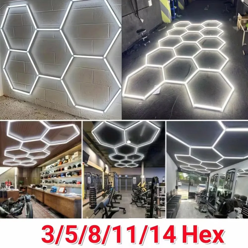 3/5/8/11/14/Hole Honeycomb Hexagonal 6500K Color Temperature Ultra Bright Lamp Suitable for Garage and 4S Workshop
3/5/8/11/14/Hole Honeycomb Hexagonal 6500K Color Temperature Ultra Bright Lamp Suitable for Garage and 4S Workshop