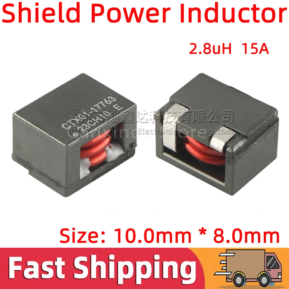 5pcs CTX01-17763 SMD SMT Shield Power Inductor Inductance 2.8uH 15A High Current Moulding Filter 10*8mm
5pcs CTX01-17763 SMD SMT Shield Power Inductor Inductance 2.8uH 15A High Current Moulding Filter 10*8mm