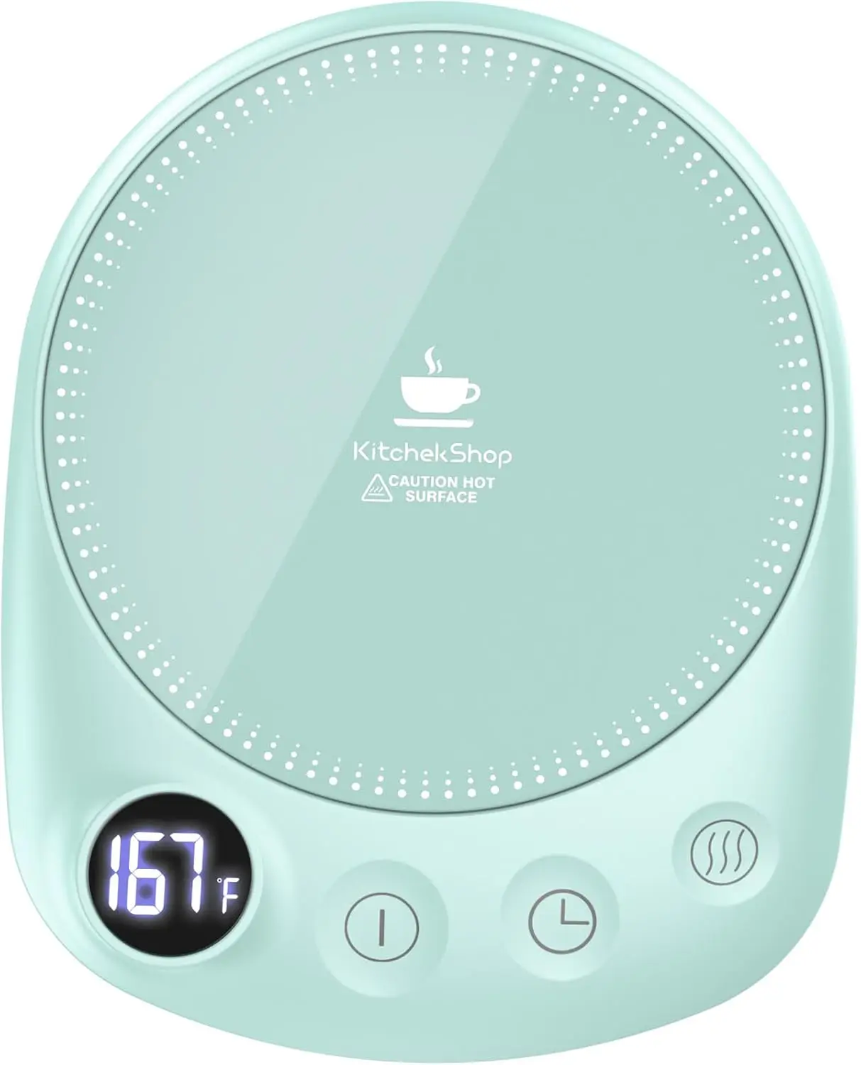 Smart Coffee Mug Warmer with Auto Shut-Off, 4 Temp Settings & Timer - Perfect for Desk Use
Smart Coffee Mug Warmer with Auto Shut-Off, 4 Temp Settings & Timer - Perfect for Desk Use