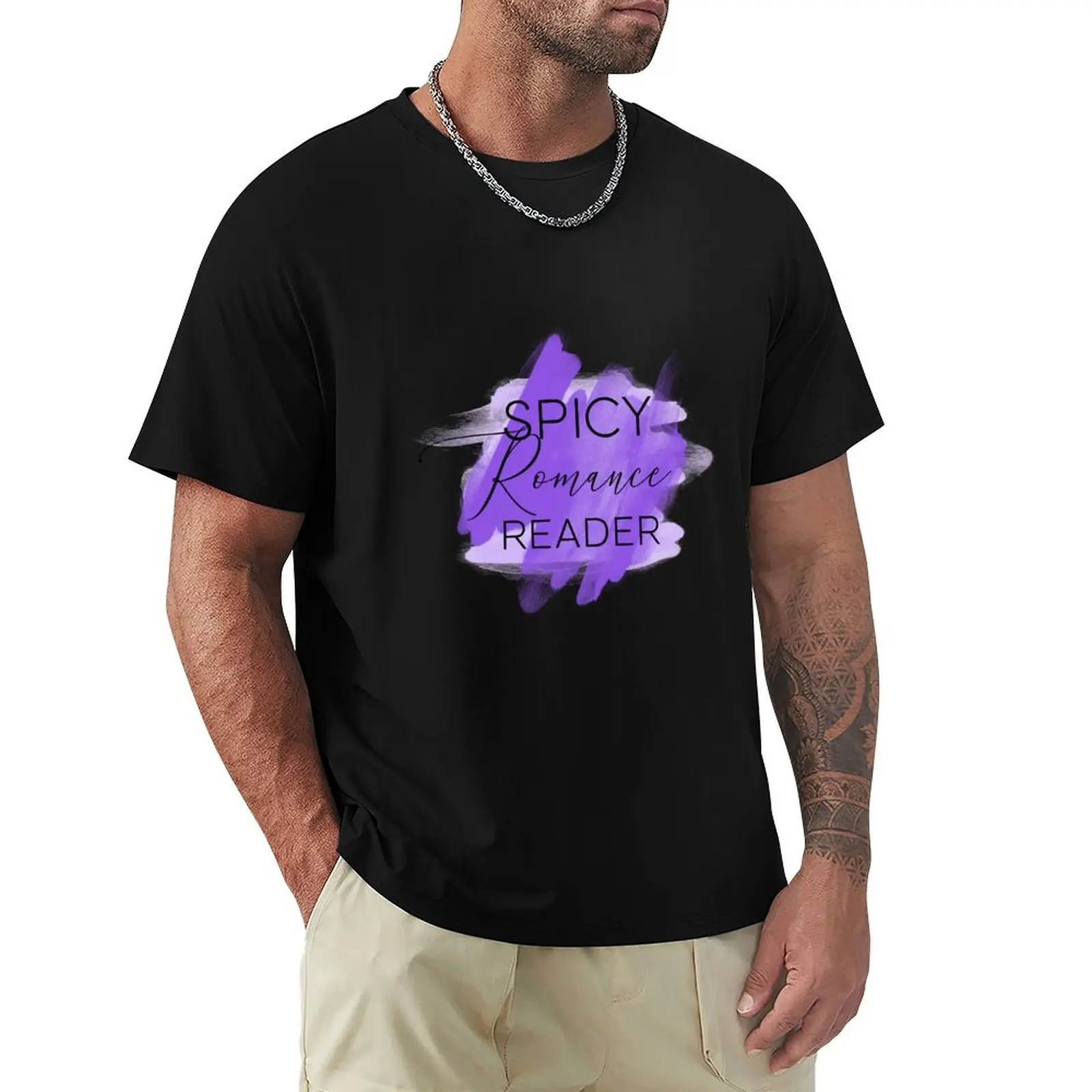 Spicy Romance Reader Literary Book Design T-Shirt Tough Fabric Work Tee
Spicy Romance Reader Literary Book Design T-Shirt Tough Fabric Work Tee