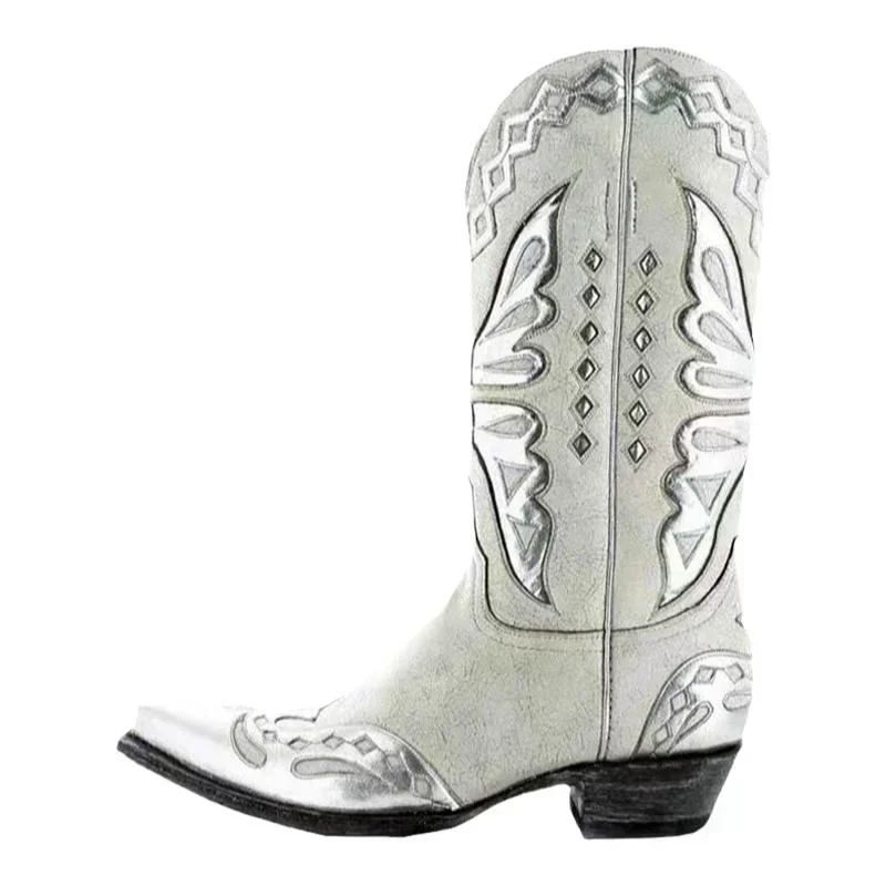 Vintage Embroidery Women Western Cowgirl Boots Fashion Slip on Shoes Autumn Winter Square Heel Ladies Knight Long Booties
Vintage Embroidery Women Western Cowgirl Boots Fashion Slip on Shoes Autumn Winter Square Heel Ladies Knight Long Booties