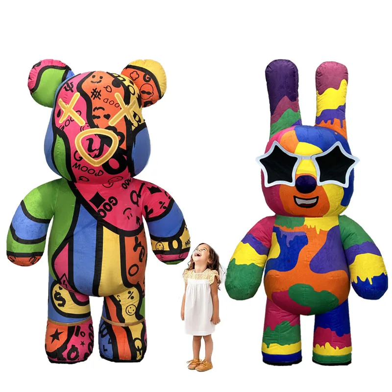 Colorful Star Violent Bear Plush Inflatable Costume Cartoon Cosplay Adult Unisex Halloween Party Celebration Costume
Colorful Star Violent Bear Plush Inflatable Costume Cartoon Cosplay Adult Unisex Halloween Party Celebration Costume