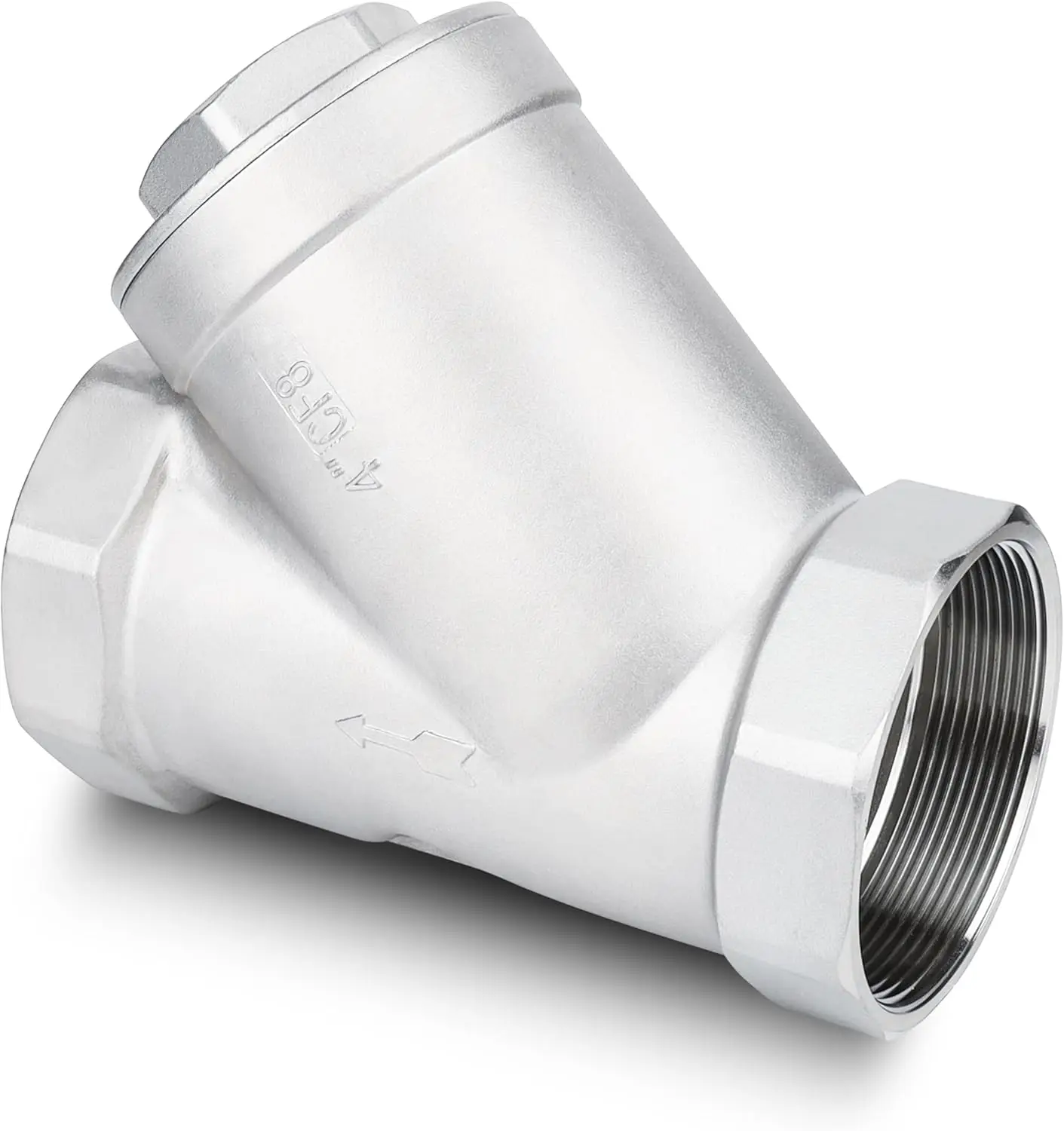 Industrial Plumbing Y Strainers NPT Female 4", Heavy Duty 304 Stainless Steel Y-Strainer, Y-Shaped Filter Valve Connector with 8
Industrial Plumbing Y Strainers NPT Female 4", Heavy Duty 304 Stainless Steel Y-Strainer, Y-Shaped Filter Valve Connector with 8