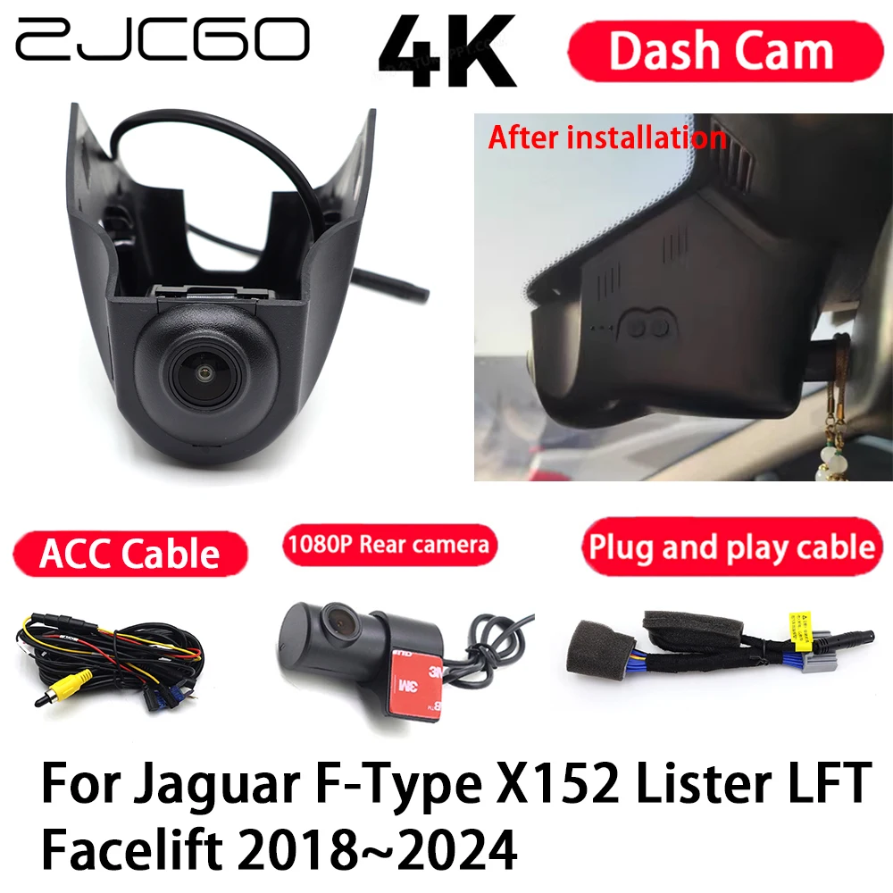 Car Camera 4K Plug and Play Dash Cam Video Recorder Night Vision for Jaguar F-Type X152 Lister LFT Facelift 2018-2024
Car Camera 4K Plug and Play Dash Cam Video Recorder Night Vision for Jaguar F-Type X152 Lister LFT Facelift 2018-2024