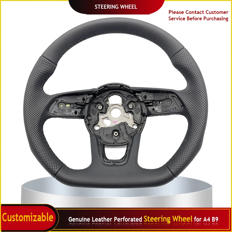 【Customizable】Leather Steering Wheel Automotive Spare Parts Steering System Upgrade Accessories for Audi A4 B9 A3 A5 S3 S4 S5
【Customizable】Leather Steering Wheel Automotive Spare Parts Steering System Upgrade Accessories for Audi A4 B9 A3 A5 S3 S4 S5