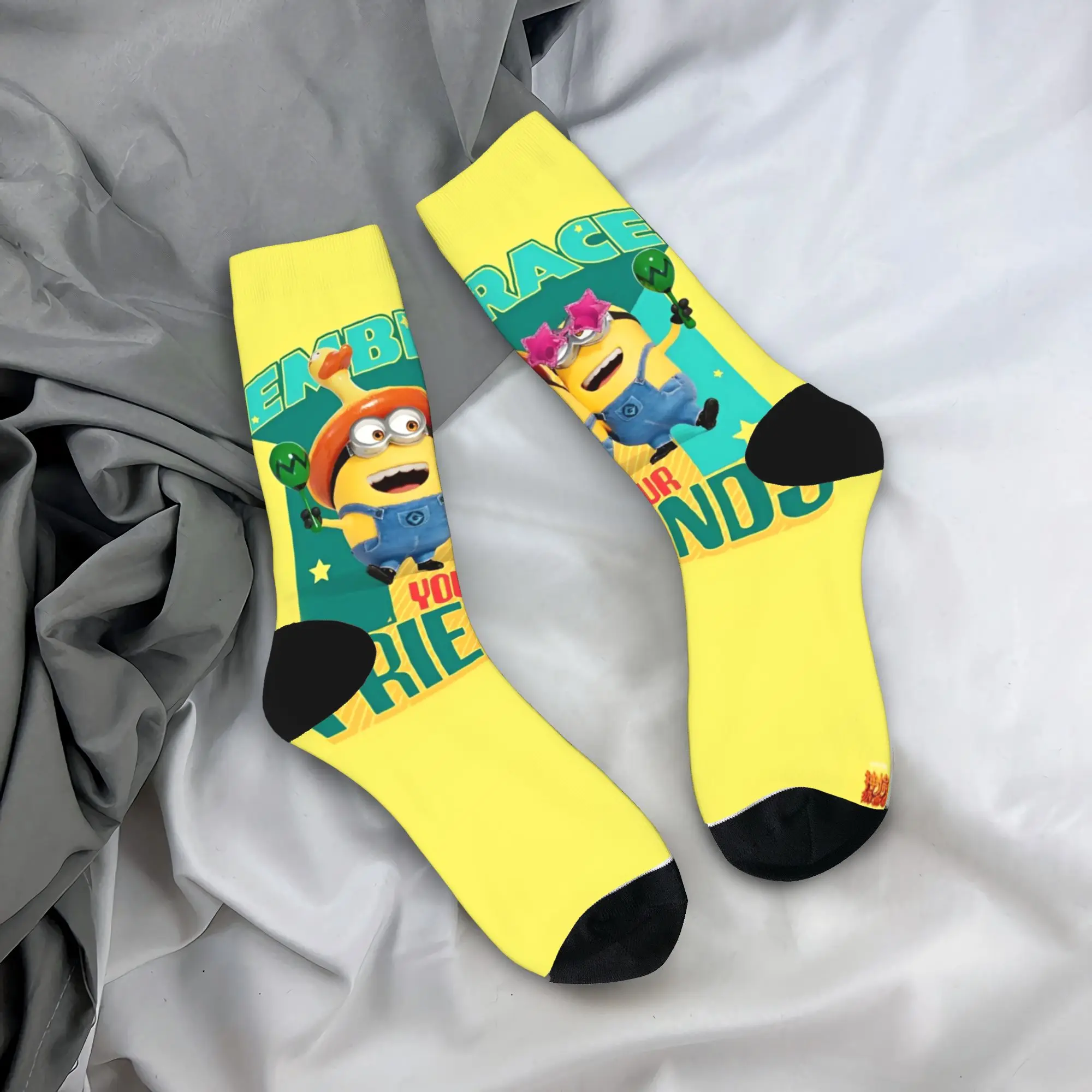 Minions Cartoon Socks Fashion Stockings Couple Warm Soft Skateboard Socks Autumn Pattern Anti Bacterial Socks
Minions Cartoon Socks Fashion Stockings Couple Warm Soft Skateboard Socks Autumn Pattern Anti Bacterial Socks