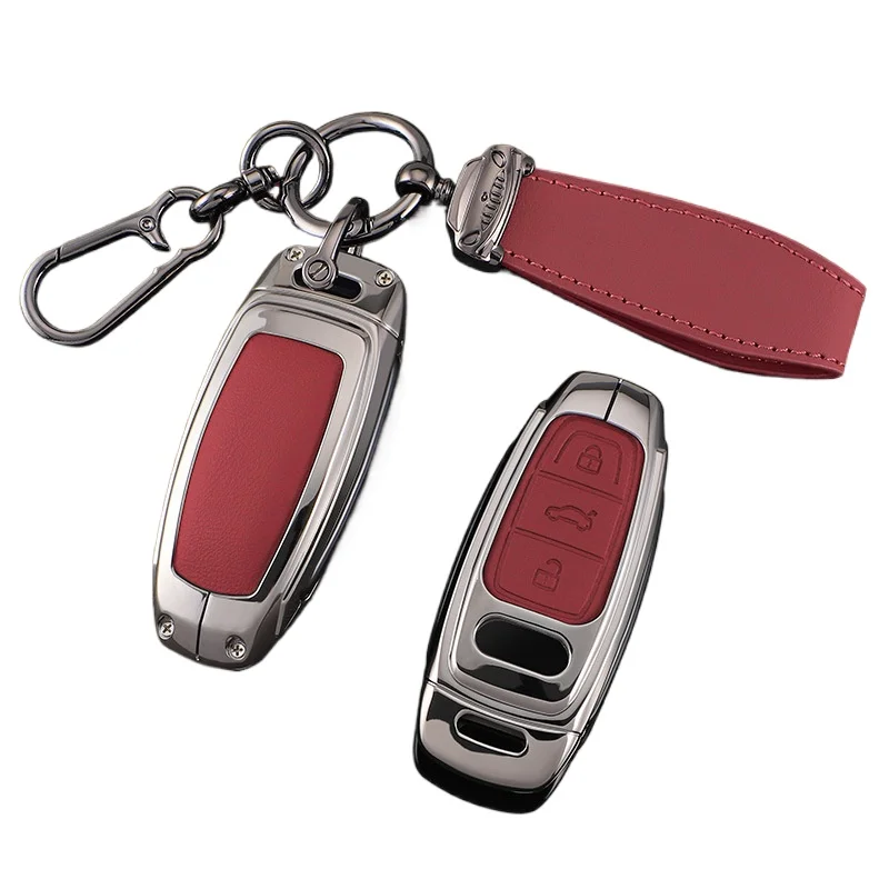 Zinc Alloy Key Fob Cover for Audi A6L/Q4 E-tron/Q7/A3/Q3/A8/A4L/Q5L/A7, Heavy Duty Metal Protective KeyCase Shell with Keychain
Zinc Alloy Key Fob Cover for Audi A6L/Q4 E-tron/Q7/A3/Q3/A8/A4L/Q5L/A7, Heavy Duty Metal Protective KeyCase Shell with Keychain
