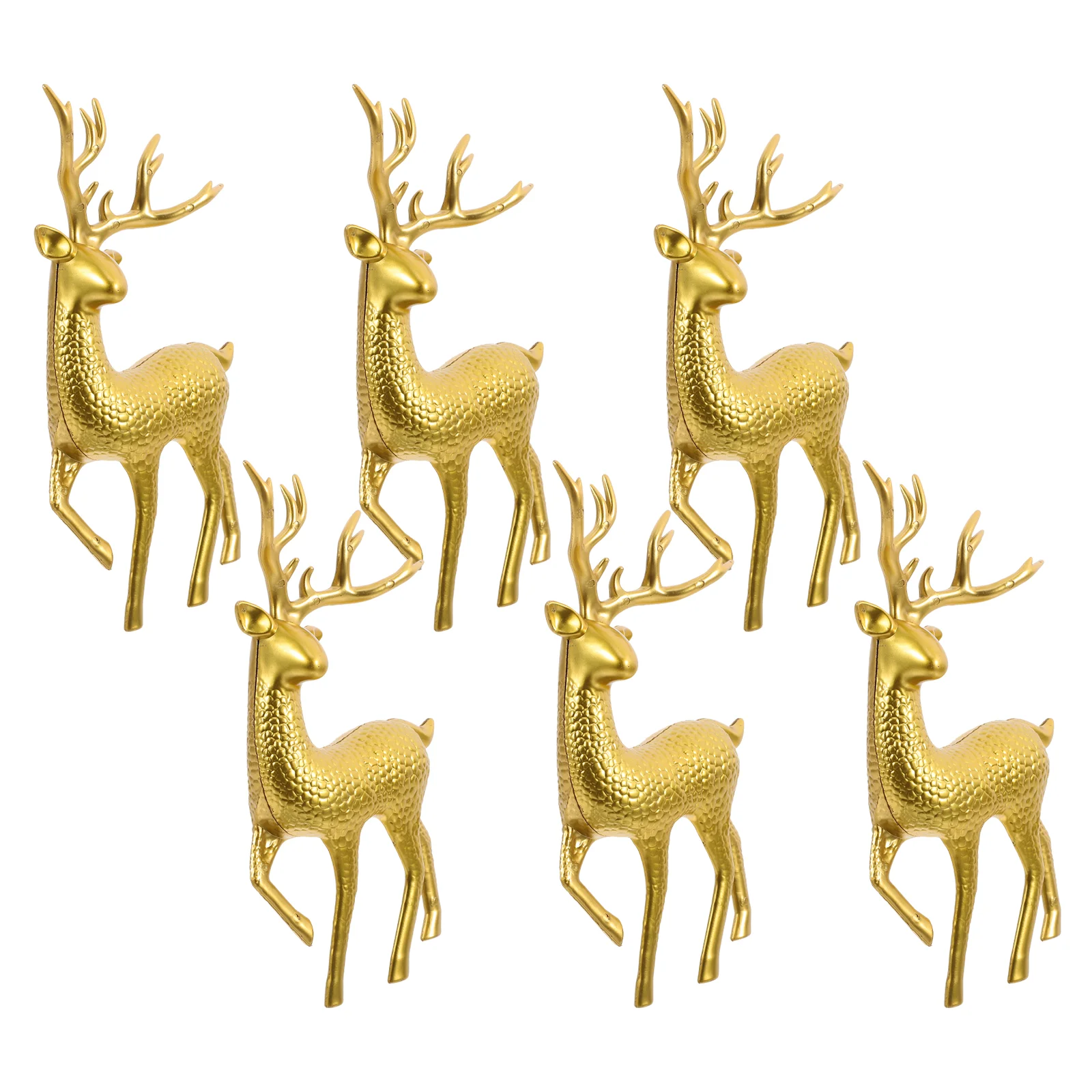 6 Pcs White Christmas Ornaments Reindeer Elk Scene Decoration Snow Crystal Ball Table Cake Insert Golden Decorations Office
6 Pcs White Christmas Ornaments Reindeer Elk Scene Decoration Snow Crystal Ball Table Cake Insert Golden Decorations Office