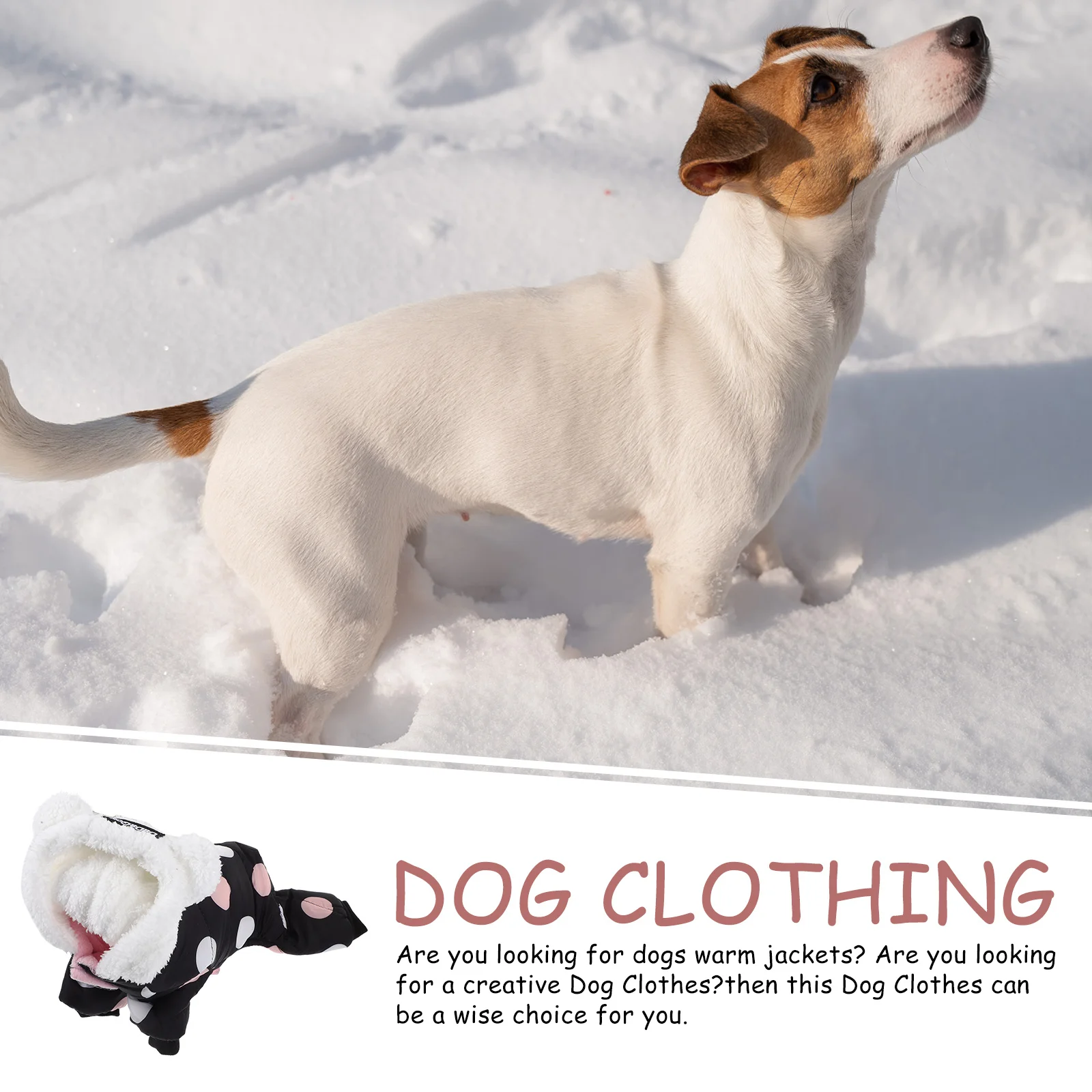 Warm Pet Cotton Jacket For Dogs Puppies Skin-Friendly Windproof Comfortable Puppy Clothes Adorable Pattern Easy Clean Decorative
Warm Pet Cotton Jacket For Dogs Puppies Skin-Friendly Windproof Comfortable Puppy Clothes Adorable Pattern Easy Clean Decorative