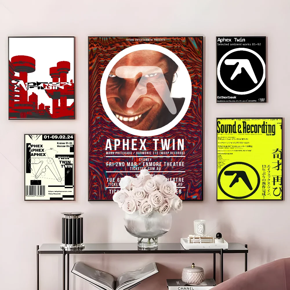 DJ A-Aphex T-Twin Cool Album Poster Prints Perfect Design Nordic Modern living room Home Decor Gift
DJ A-Aphex T-Twin Cool Album Poster Prints Perfect Design Nordic Modern living room Home Decor Gift