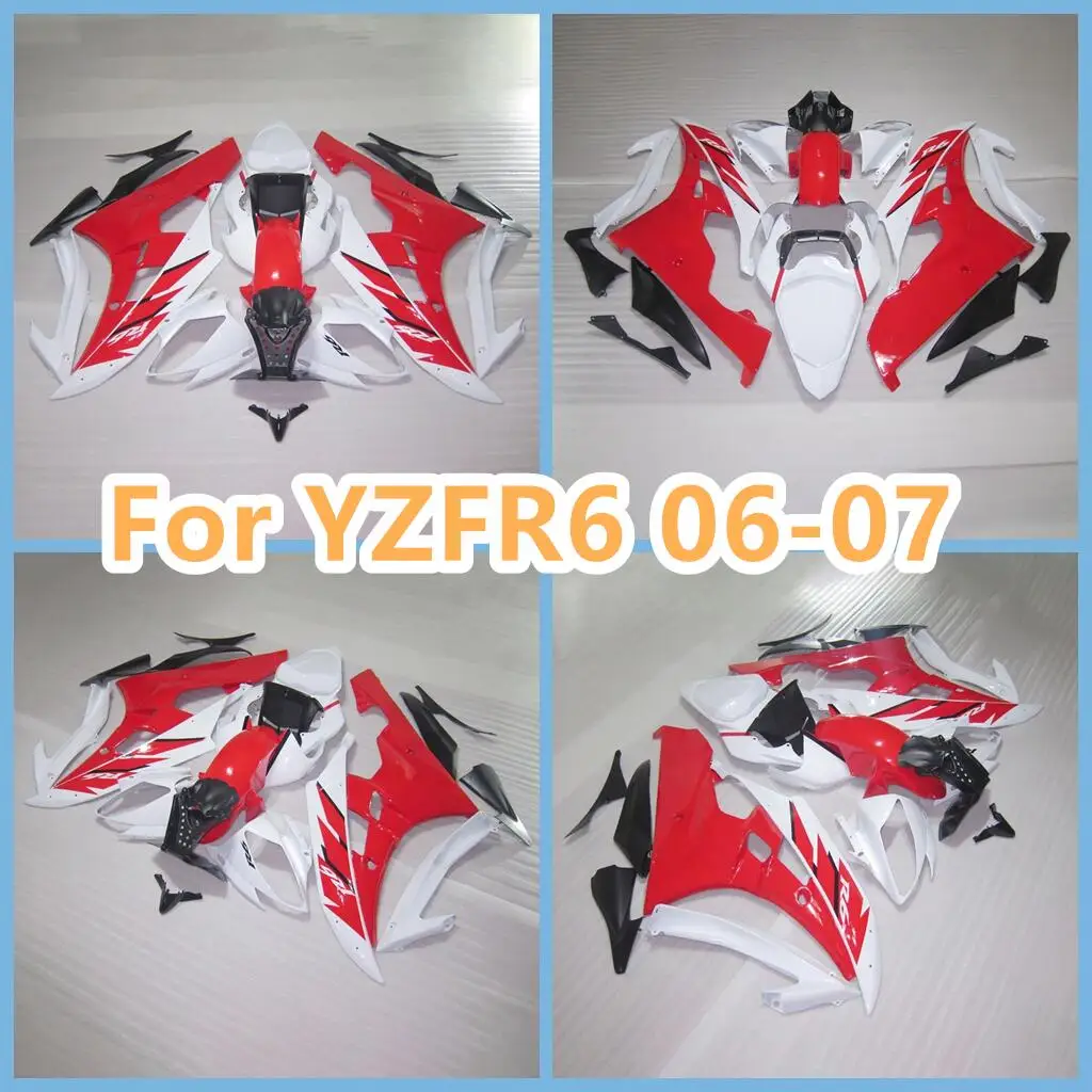 NEW ABS Motorcycle Injection mold Fairing Kit fit For YZF R6 06 07 2006 2007 Bodywork full Fairings kits Red white
NEW ABS Motorcycle Injection mold Fairing Kit fit For YZF R6 06 07 2006 2007 Bodywork full Fairings kits Red white
