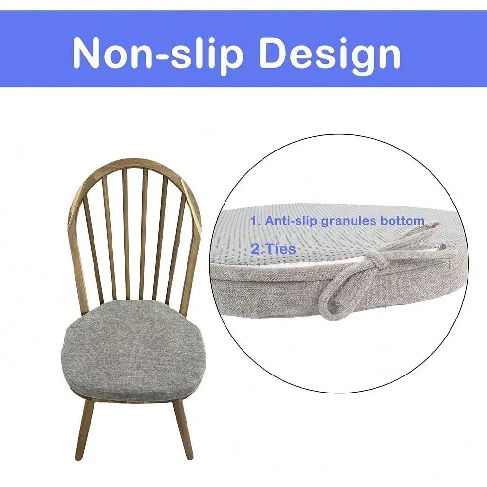 Windsor Chair Cushion Chair Seat Cushion For Kitchen, Dining, Farmhouse Light Grey Pack Of 2
Windsor Chair Cushion Chair Seat Cushion For Kitchen, Dining, Farmhouse Light Grey Pack Of 2