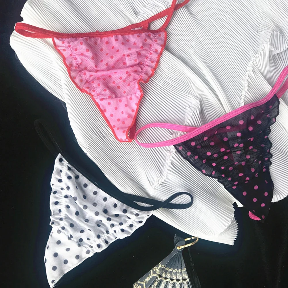 Womens New Lingeries Sexy Hot Polka Dot Lace Soft Thong Mesh Female Brazilian Underwear Transparent Sexy Japanese Woman Panties
Womens New Lingeries Sexy Hot Polka Dot Lace Soft Thong Mesh Female Brazilian Underwear Transparent Sexy Japanese Woman Panties