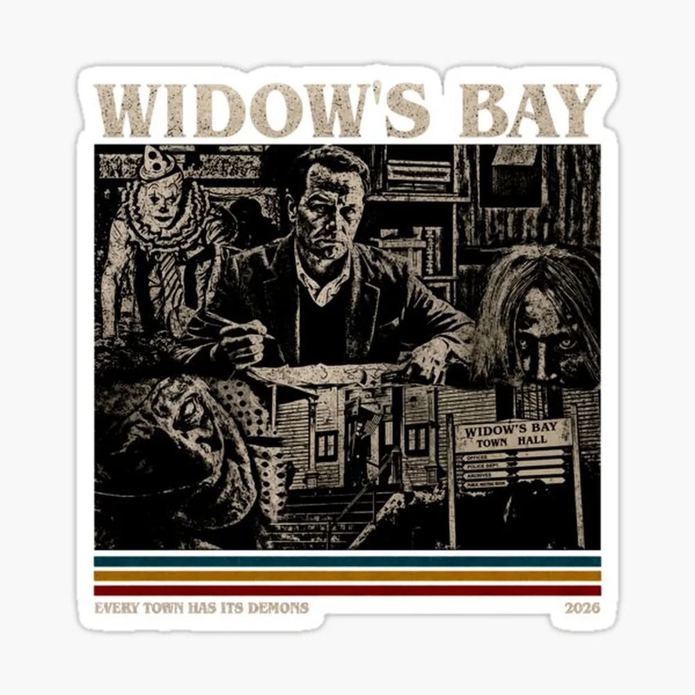 Greetings From Widow's Bay - Widow's Bay Sticker for Laptop Decor Bedroom Car Cute Cartoon Art Fashionable Public Suitcase
Greetings From Widow's Bay - Widow's Bay Sticker for Laptop Decor Bedroom Car Cute Cartoon Art Fashionable Public Suitcase