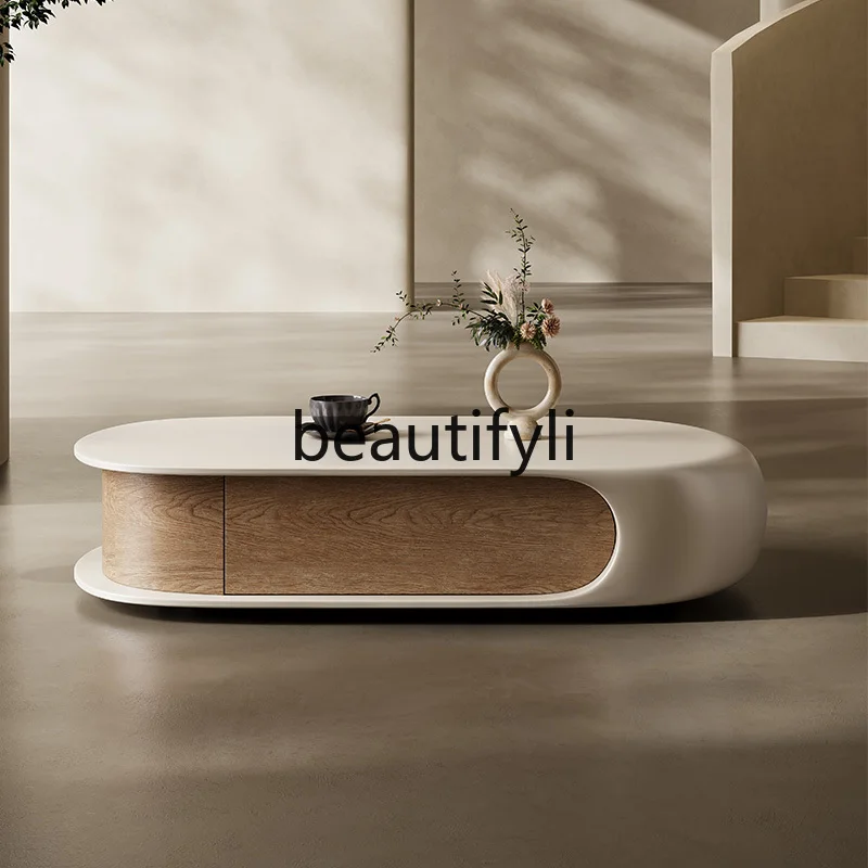 Cream style coffee table large apartment Italian minimalist designer creative medieval coffee table
Cream style coffee table large apartment Italian minimalist designer creative medieval coffee table