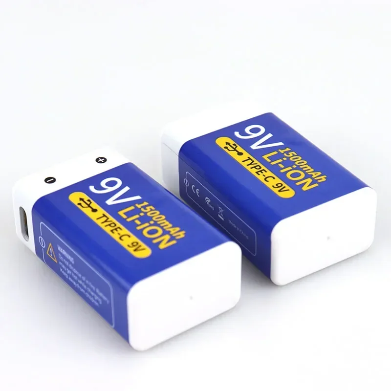 100% новая литиевая аккумуляторная батарея USB-C емкостью 1500 мАч, 9 В, с кабелем для быстрой зарядки 2 в 1
100% новая литиевая аккумуляторная батарея USB-C емкостью 1500 мАч, 9 В, с кабелем для быстрой зарядки 2 в 1