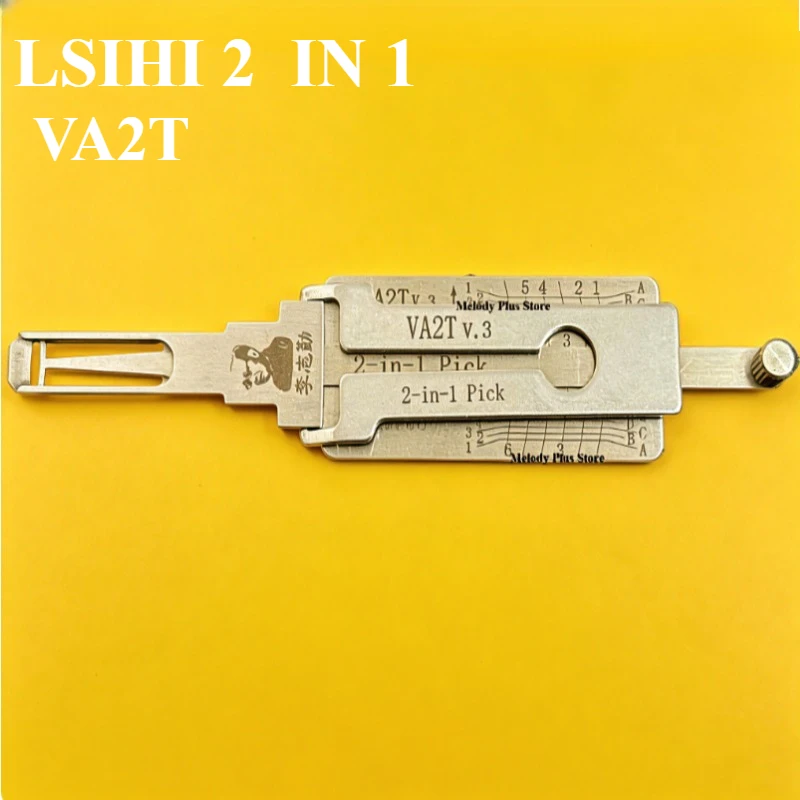 Professional Car Locksmith Tool 2-in-1 Decoder Pick VA2T V.3 for Peugeot for Citroen Auto Lock Opener Repair Hand Tools Ganzua
Professional Car Locksmith Tool 2-in-1 Decoder Pick VA2T V.3 for Peugeot for Citroen Auto Lock Opener Repair Hand Tools Ganzua