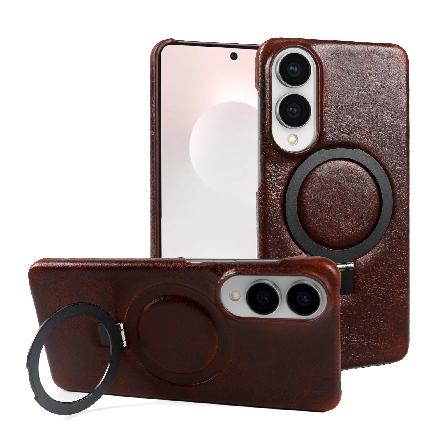 Foldable Magnetic Bracket Genuine Leather Phone Case For Samsung Galaxy S26 Plus S25 Ultra S24 S23 S22 S21 FE Back Cover Case
Foldable Magnetic Bracket Genuine Leather Phone Case For Samsung Galaxy S26 Plus S25 Ultra S24 S23 S22 S21 FE Back Cover Case