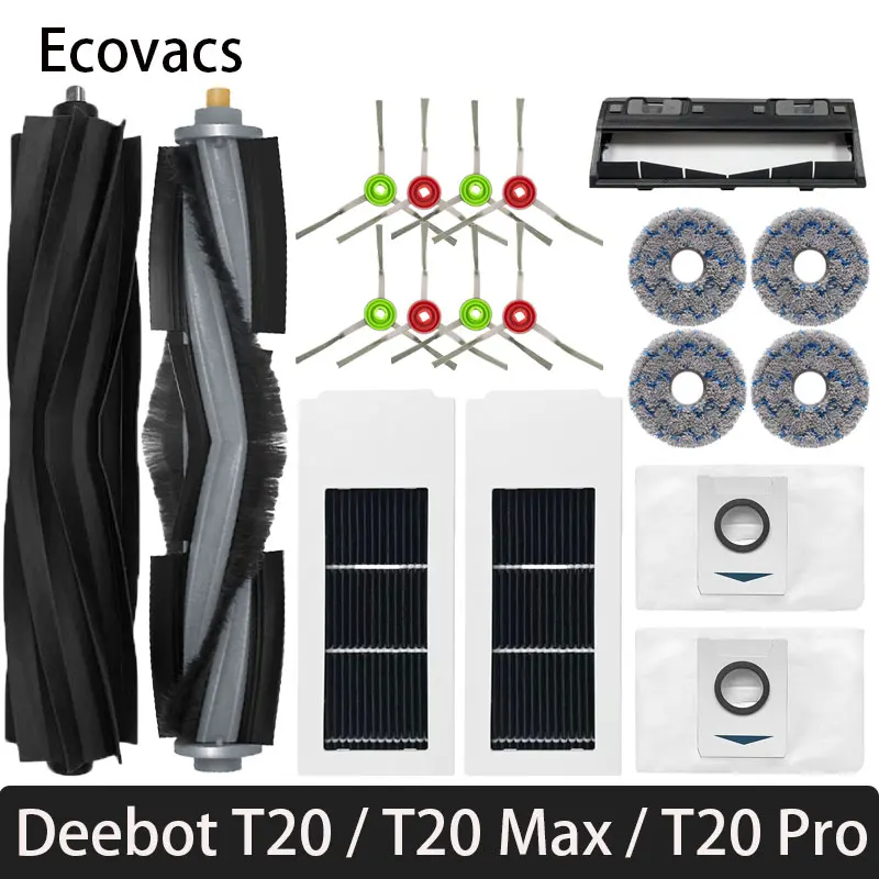 Аксессуары Для Ecovacs T20 OMNI/T20/T20 Max/T20 Pro, основная боковая щетка, тряпочка, фильтр НЕРА, мешок для пыли, запасные части
Аксессуары Для Ecovacs T20 OMNI/T20/T20 Max/T20 Pro, основная боковая щетка, тряпочка, фильтр НЕРА, мешок для пыли, запасные части
