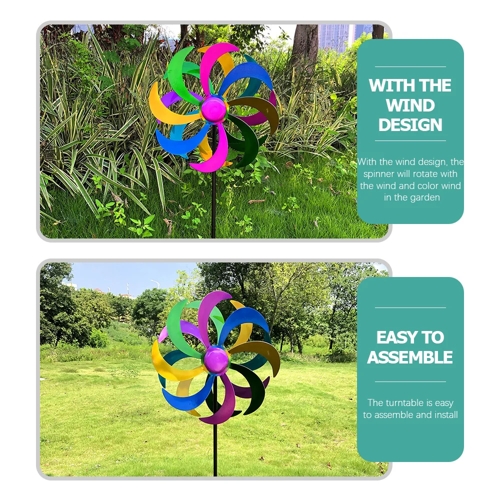 Colorful Windmill Pinwheel for Garden Patio Lawn Outdoor Landscape Decor Colorful Lawn Garden Windmill Scene Decor
Colorful Windmill Pinwheel for Garden Patio Lawn Outdoor Landscape Decor Colorful Lawn Garden Windmill Scene Decor