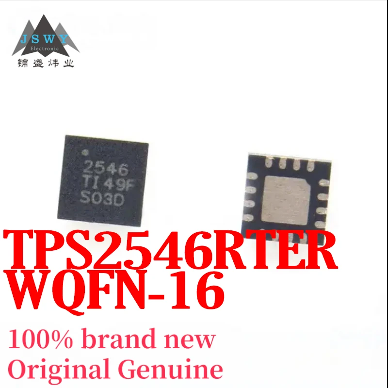 (10/50 pieces) TPS2546RTER TPS2546 Silkscreen 2546 WQFN-16 Power Electronic Switch Chip Original Free Shipping
(10/50 pieces) TPS2546RTER TPS2546 Silkscreen 2546 WQFN-16 Power Electronic Switch Chip Original Free Shipping