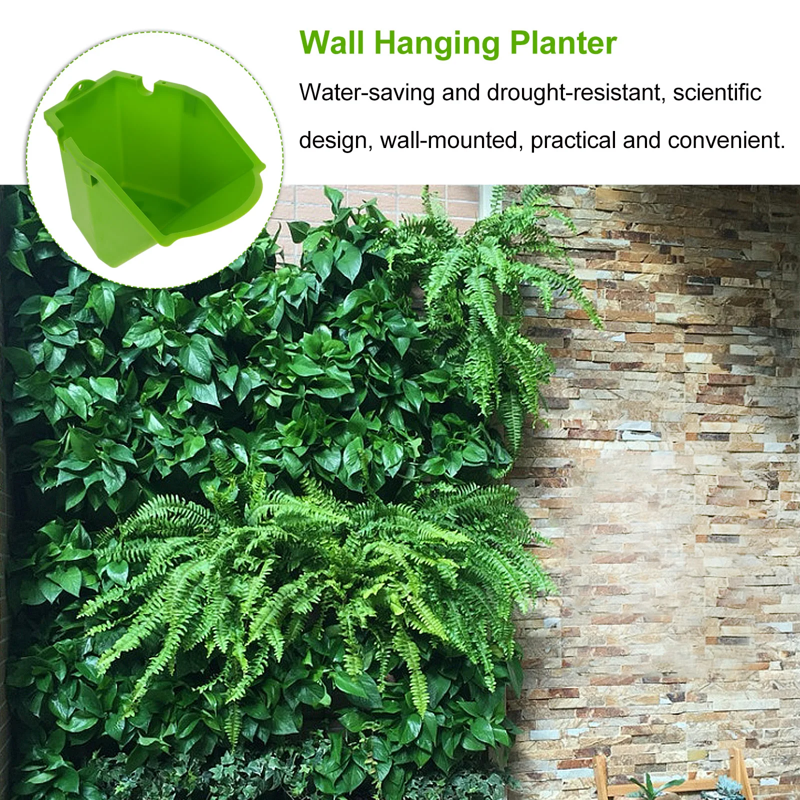 2Pcs Vertical Greening Pot Stackable Flowerpot Indoor Garden Planter PP Material Eco Design Water Saving Wall Hanging
2Pcs Vertical Greening Pot Stackable Flowerpot Indoor Garden Planter PP Material Eco Design Water Saving Wall Hanging