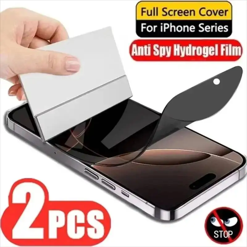 2PCS Privacy Screen Protector 13 11 12 17 Pro Air Hydrogel Film For Iphone 16 15 14 Plus XR XS Max X
2PCS Privacy Screen Protector 13 11 12 17 Pro Air Hydrogel Film For Iphone 16 15 14 Plus XR XS Max X