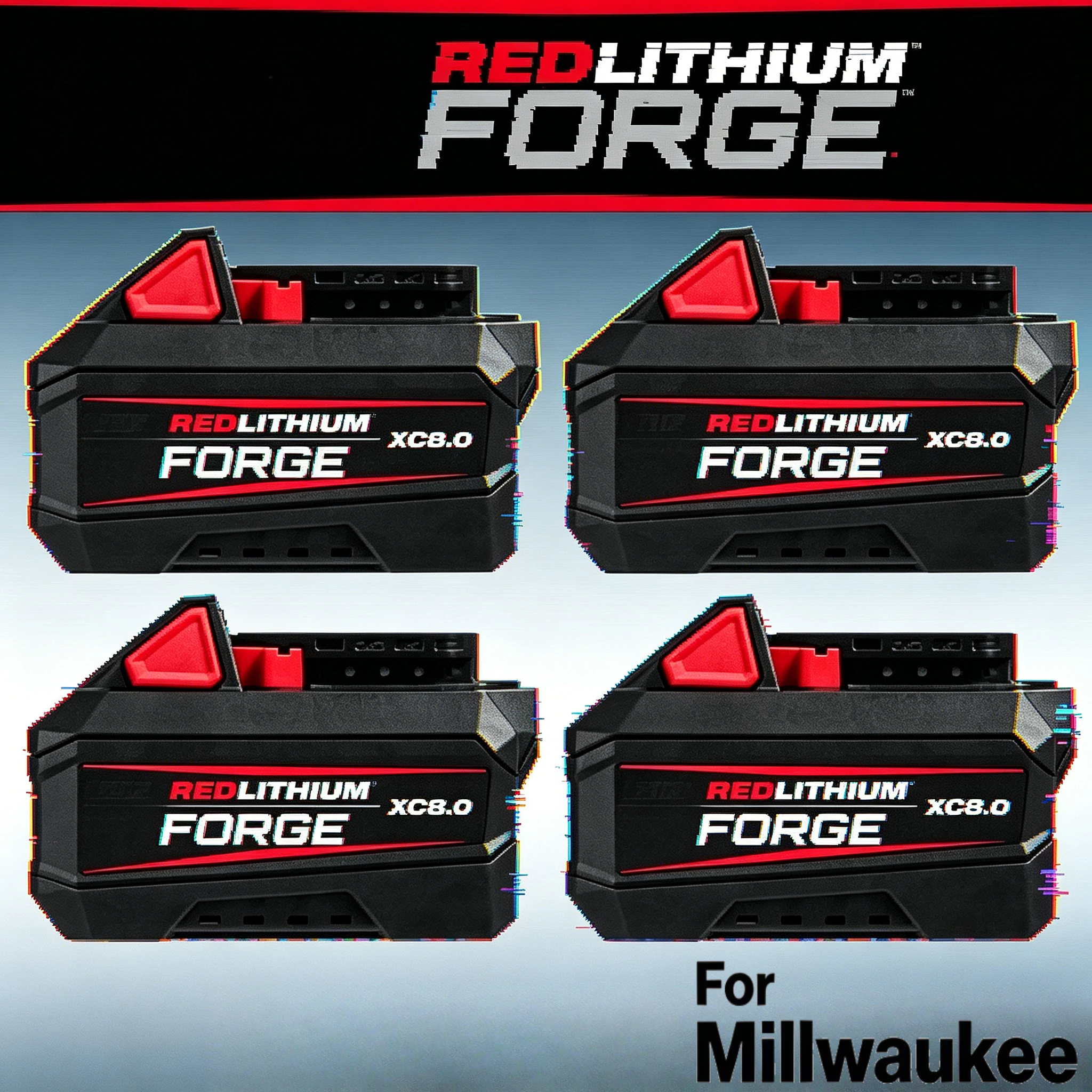 For M18 FORGE XC8.0 Battery, high-rate discharge delivers full 8Ah capacity torque for drilling and cutting heavy materials
For M18 FORGE XC8.0 Battery, high-rate discharge delivers full 8Ah capacity torque for drilling and cutting heavy materials