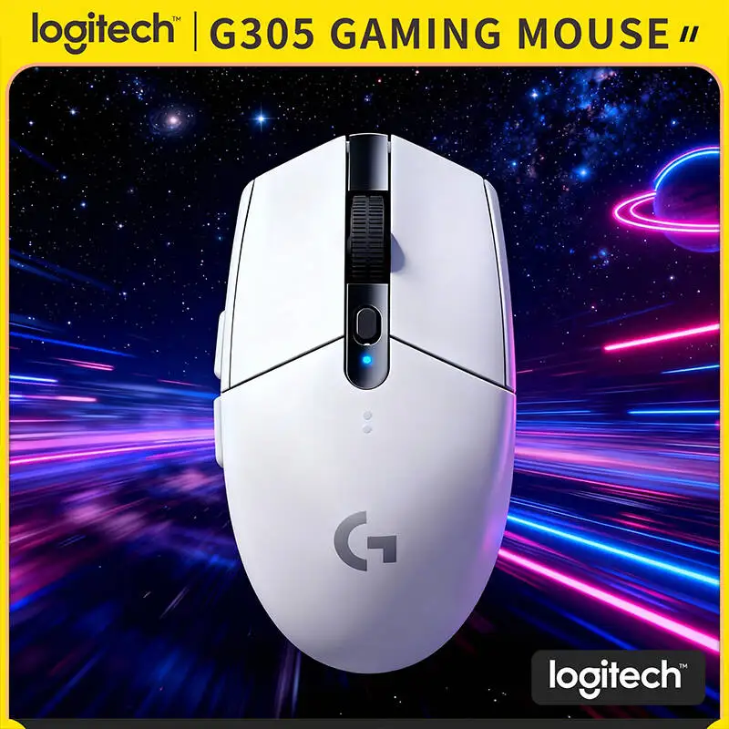 Logitech G305 Gaming Mouse with LIGHTSPEED, 12000 DPI HERO, 6 Programmable Keys, 250h Battery, 99g, PC Mac Laptop Compatible
Logitech G305 Gaming Mouse with LIGHTSPEED, 12000 DPI HERO, 6 Programmable Keys, 250h Battery, 99g, PC Mac Laptop Compatible