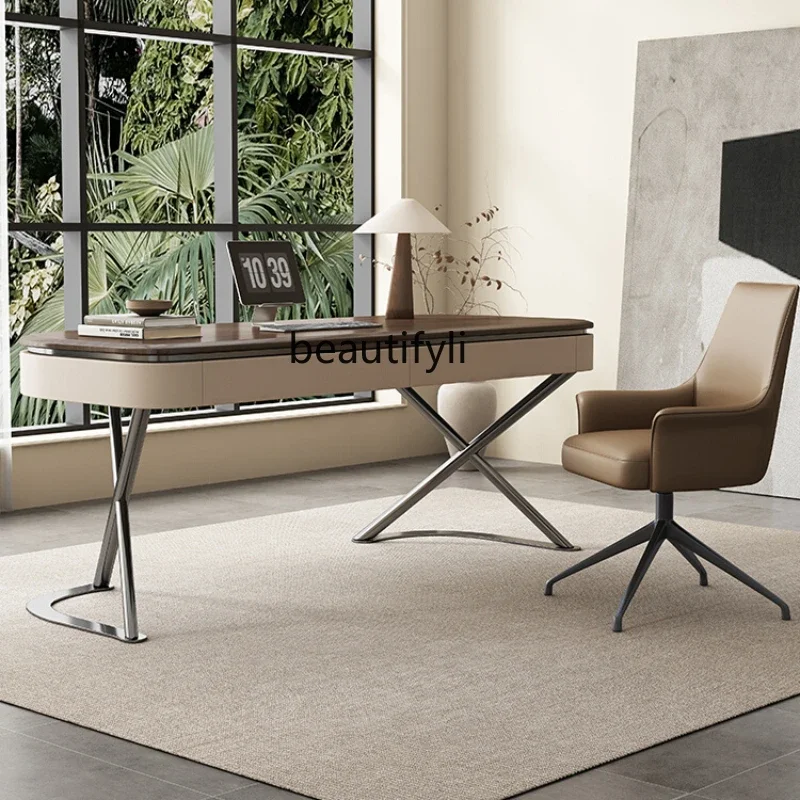 xxxSolid Wood Desk Modern Minimalist Home Living Room Light Luxury Office Study Writing Desk Computer Desk
xxxSolid Wood Desk Modern Minimalist Home Living Room Light Luxury Office Study Writing Desk Computer Desk