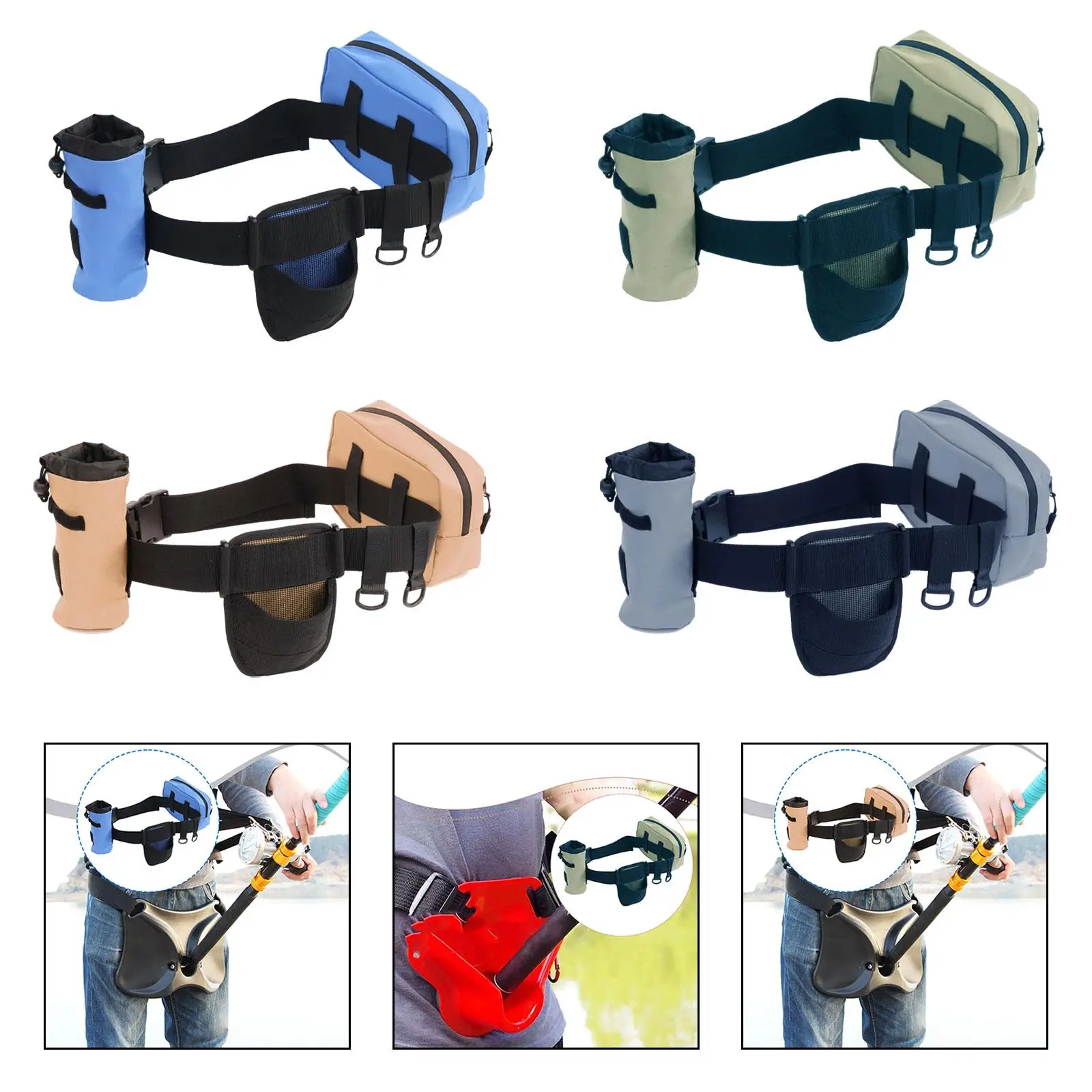 Adjustable Fishing Rod Holder Waist Belt Organizer Waterproof Pouch Sea Fishing Accessory Storage for Anglers
Adjustable Fishing Rod Holder Waist Belt Organizer Waterproof Pouch Sea Fishing Accessory Storage for Anglers