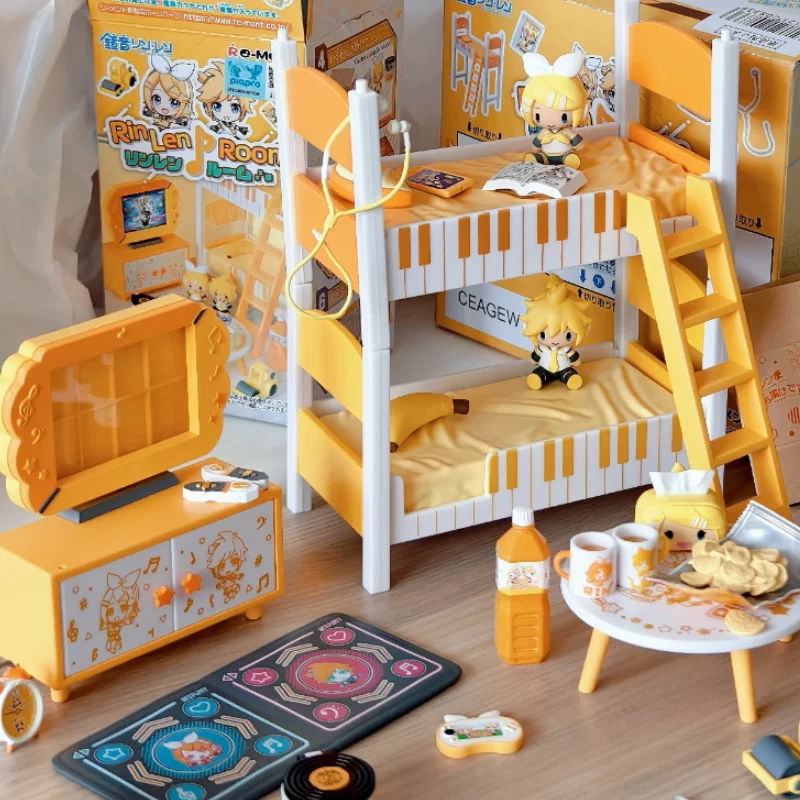 Genuine Re-Ment Hatsune Miku Kagamine Rin Kagamine Len'S Room Miniature Scene Action Figure Model Toys Room Birthday Gift
Genuine Re-Ment Hatsune Miku Kagamine Rin Kagamine Len'S Room Miniature Scene Action Figure Model Toys Room Birthday Gift