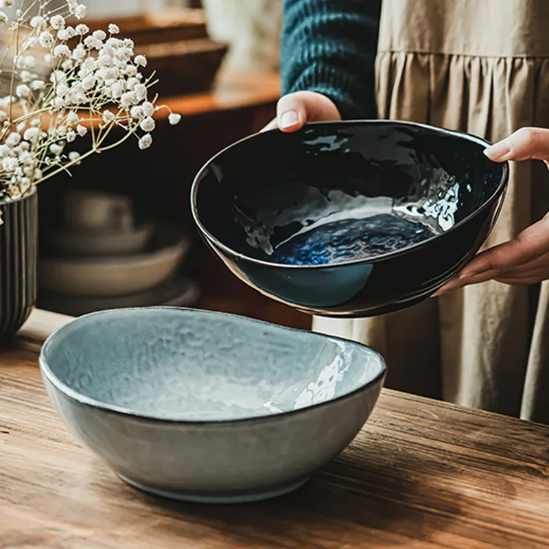 Vintage Ceramic Bowl Large Soup Noodle Salad Dish Home Restaurant Tableware
Vintage Ceramic Bowl Large Soup Noodle Salad Dish Home Restaurant Tableware