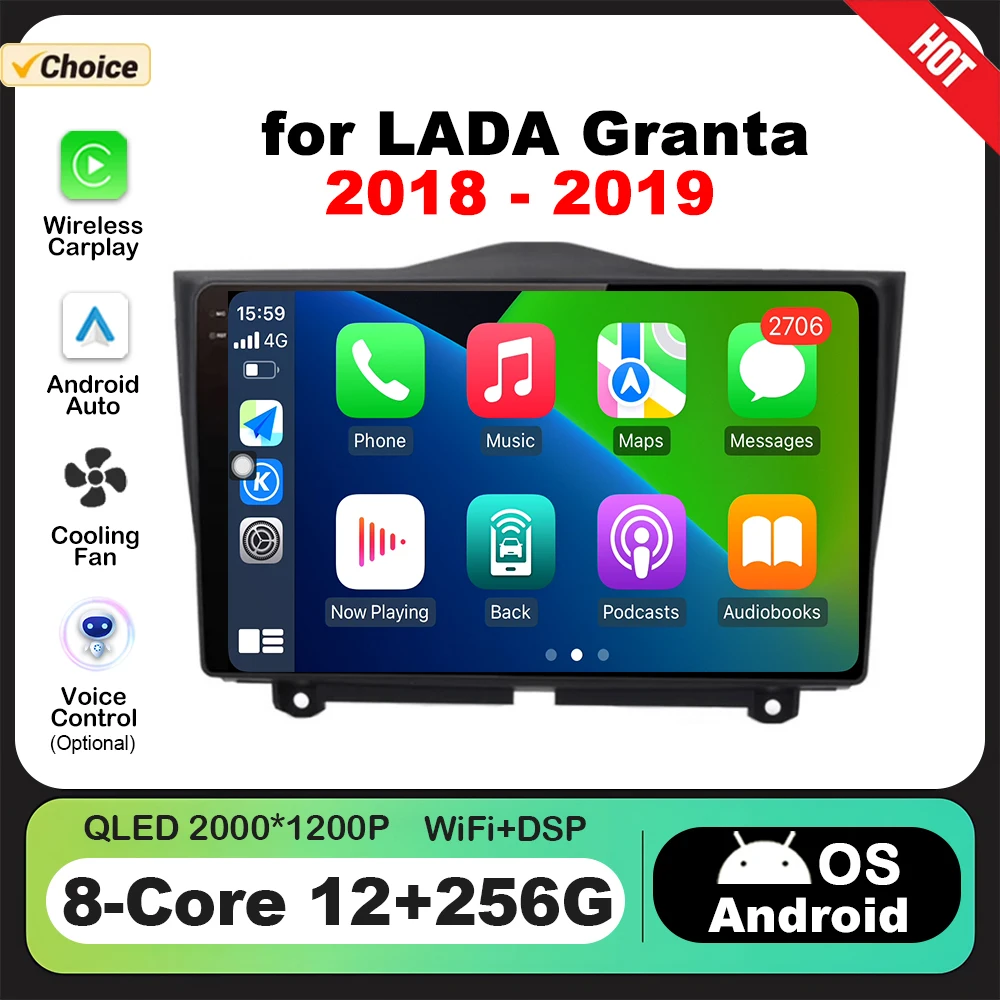 ОС Android 9 дюймов для LADA Granta 2018-2019 GPS-навигация Автомобильный радиоприемник Видео Мультимедийный плеер CarPlay BT Автоинструменты DSP Стерео
ОС Android 9 дюймов для LADA Granta 2018-2019 GPS-навигация Автомобильный радиоприемник Видео Мультимедийный плеер CarPlay BT Автоинструменты DSP Стерео